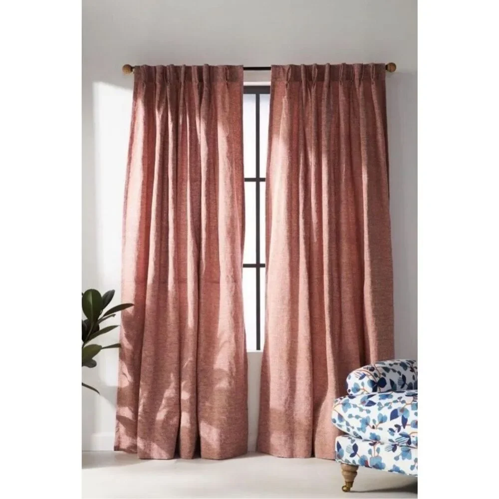- Anthropologie Alaina curtain 1 Panel 50 x 10 Lilac 108”